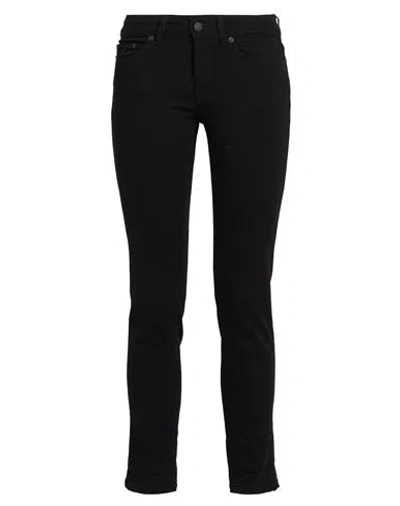 Dondup Woman Pants Black Size 30 Cotton, Polyester, Modal, Elastane