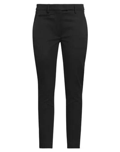 Dondup Woman Pants Black Size 30 Modal, Cotton, Elastane