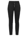 Dondup Woman Pants Black Size 32 Modal, Cotton, Elastane