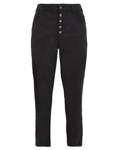 Dondup Woman Pants Black Size 32 Lyocell, Cotton, Elastane
