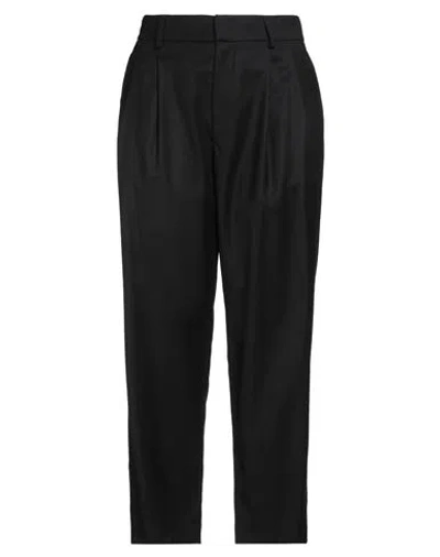 Dondup Woman Pants Black Size 32 Virgin Wool, Elastane