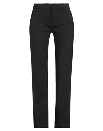 Dondup Woman Pants Black Size 32 Virgin Wool, Elastane