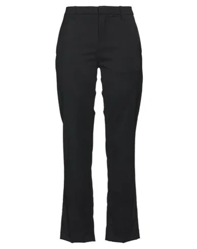 Dondup Womens Grey Cotton Pants In Black