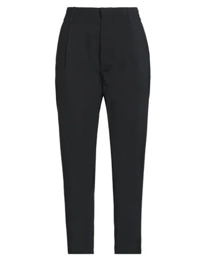 Dondup Woman Pants Black Size 31 Polyester, Virgin Wool, Elastane