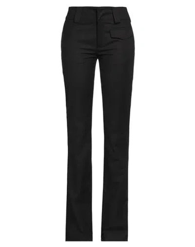 Dondup Woman Pants Black Size 6 Cotton, Elastane