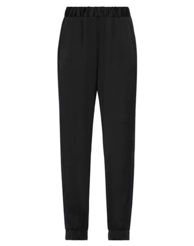 Dondup Woman Pants Black Size 6 Polyester, Cotton, Viscose