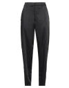 Dondup Woman Pants Black Size 6 Polyester, Eco Polyester