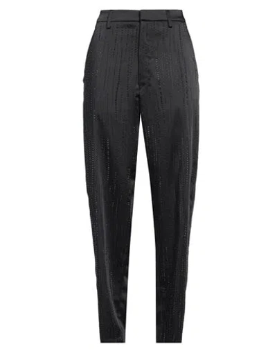 Dondup Woman Pants Black Size 6 Polyester, Eco Polyester