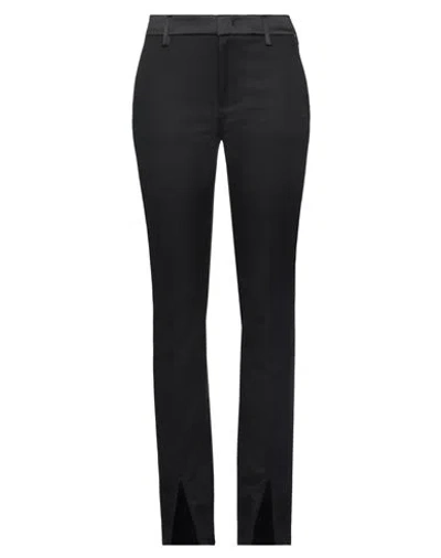 Dondup Woman Pants Charcoal Size 27 Virgin Wool, Elastane, Cotton, Recycled Elastane In Black