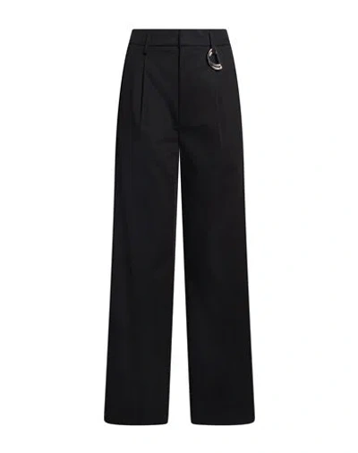 Dondup Woman Pants Black Size 8 Modal, Cotton, Elastane