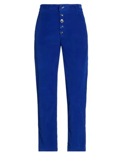 Dondup Woman Pants Blue Size 24 Cotton, Lyocell, Elastane