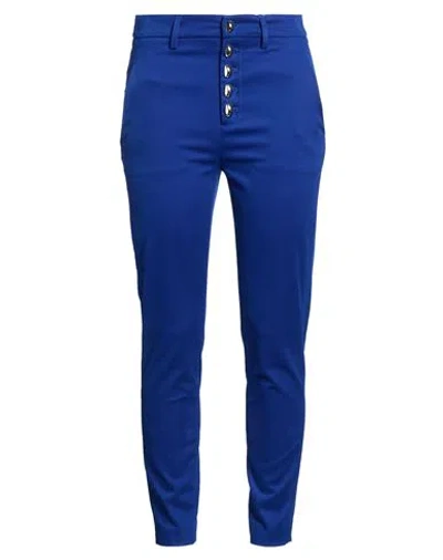 Dondup Woman Pants Blue Size 25 Modal, Cotton, Elastane