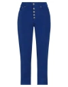 Dondup Woman Pants Blue Size 27 Cotton, Lyocell, Elastane