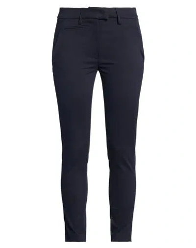 Dondup Woman Pants Blue Size 26 Modal, Cotton, Elastane
