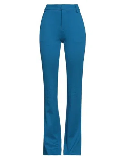 Dondup Woman Pants Blue Size 28 Viscose, Polyamide, Elastane