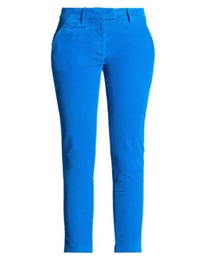 Dondup Woman Pants Blue Size 30 Cotton, Lyocell, Elastane
