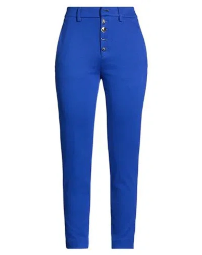 Dondup Woman Pants Blue Size 31 Viscose, Polyamide, Elastane