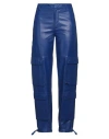 Dondup Woman Pants Blue Size 6 Lambskin