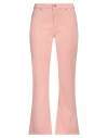 Dondup Woman Pants Blush Size 30 Cotton, Elastomultiester, Elastane In Pink