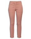 Dondup Woman Pants Blush Size 32 Linen, Lyocell, Elastane In Pink