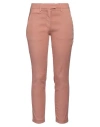 Dondup Woman Pants Blush Size 30 Linen, Lyocell, Elastane In Pink
