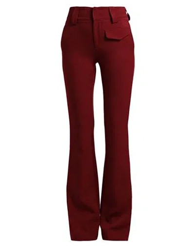 Dondup Woman Pants Garnet Size 27 Cotton, Modal, Polyester, Elastane In Red