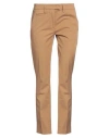 Dondup Woman Pants Camel Size 25 Cotton, Elastane In Beige