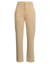 Dondup Woman Pants Camel Size 30 Viscose, Polyamide, Virgin Wool, Elastane
