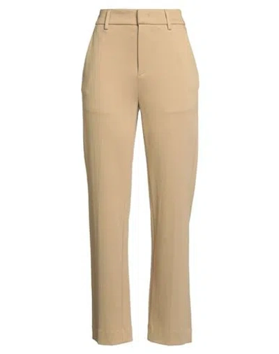 Dondup Woman Pants Camel Size 30 Viscose, Polyamide, Virgin Wool, Elastane
