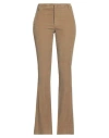 Dondup Woman Pants Camel Size 31 Cotton, Lyocell, Elastane In Beige