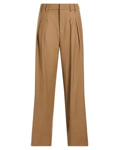 Dondup Woman Pants Camel Size 6 Virgin Wool, Elastane In Beige