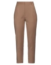 Dondup Woman Pants Camel Size 6 Virgin Wool, Elastane In Beige