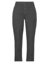 Dondup Woman Pants Charcoal Size 27 Cotton, Elastane In Black