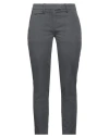 Dondup Woman Pants Charcoal Size 28 Cotton, Lyocell, Elastane In Gray