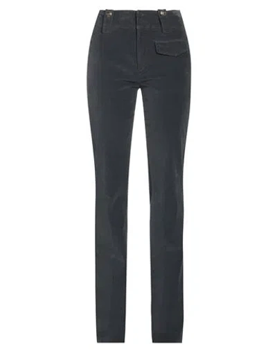 Dondup Woman Pants Charcoal Size 6 Cotton, Elastane In Grey