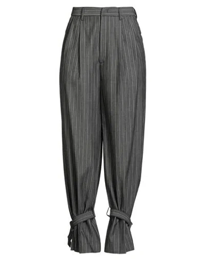 Dondup Woman Pants Charcoal Size 6 Viscose, Cotton, Polyamide In Gray