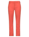 Dondup Woman Pants Coral Size 26 Virgin Wool, Elastane In Red