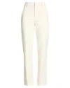 Dondup Woman Pants Cream Size 29 Polyester, Virgin Wool, Elastane In White