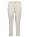 Dondup Woman Pants Cream Size 30 Cotton, Elastane In White