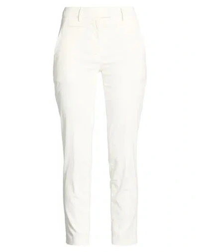 Dondup Woman Pants Cream Size 31 Cotton, Lyocell, Elastane In White