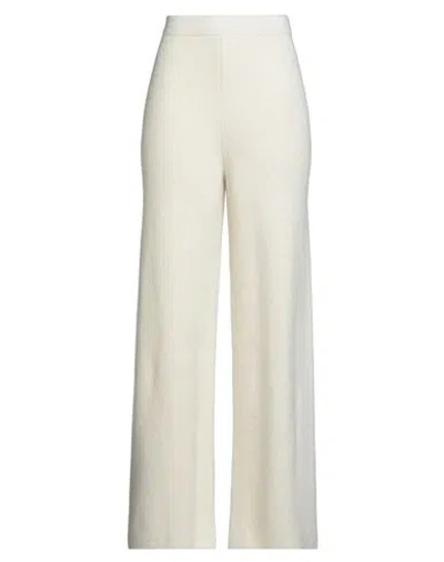 Dondup Woman Pants Cream Size 6 Wool, Polyamide, Viscose, Alpaca Wool, Cashmere In White