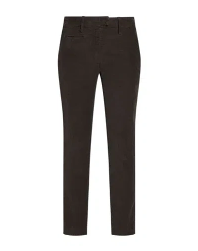 Dondup Woman Pants Dark Brown Size 27 Cotton, Lyocell, Elastane