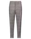 Dondup Tailored Pants With Micaela Check Pattern In Brown