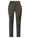 Dondup Woman Pants Dark Green Size 28 Cotton, Polyester, Virgin Wool, Elastane In Green