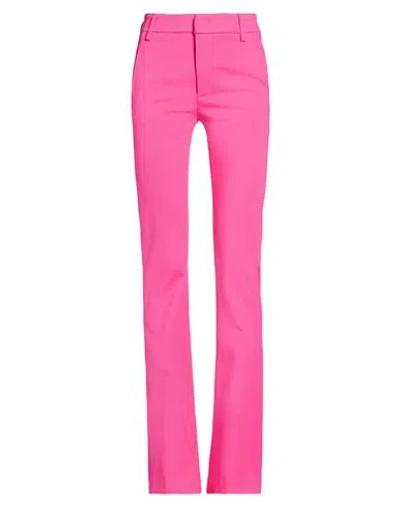 Dondup Woman Pants Fuchsia Size 30 Viscose, Polyamide, Elastane In Pink