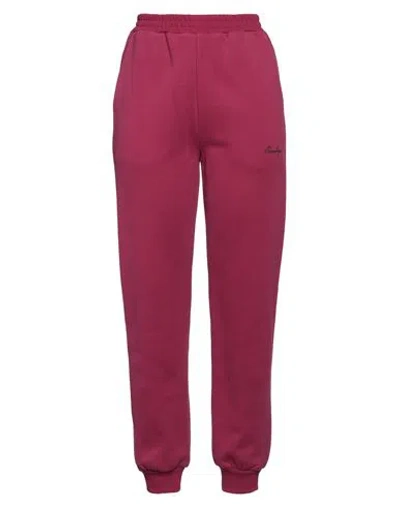 Dondup Woman Pants Fuchsia Size L Cotton, Elastane In Pink