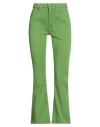 Dondup Woman Jeans Green Size 28 Cotton, Elastomultiester, Elastane In Green