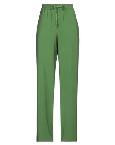 Dondup Woman Pants Green Size 30 Viscose, Polyester