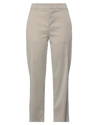 Dondup Woman Pants Grey Size 27 Lyocell, Cotton, Elastane
