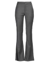 Dondup Woman Pants Grey Size 28 Virgin Wool, Elastane In Grey